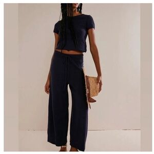 Free People Julia Sweater Set in color “peacoat”